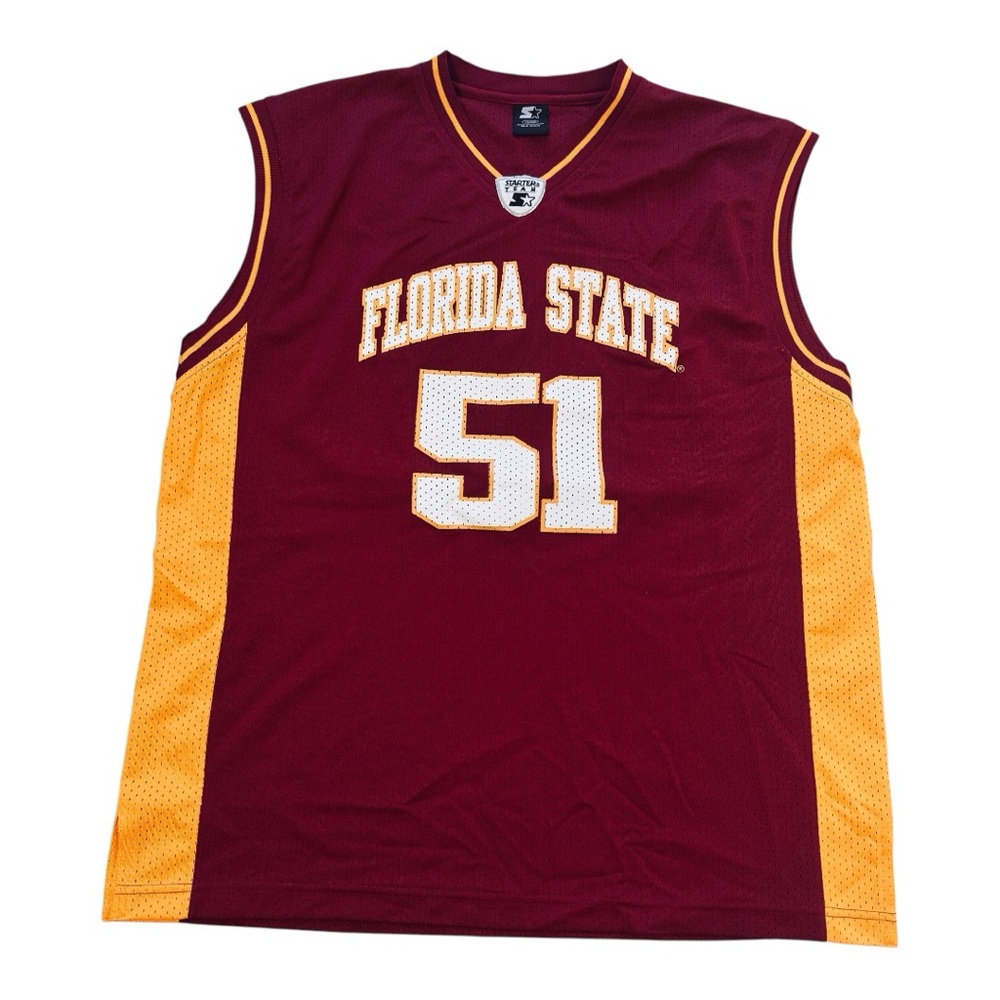 90s Starter Florida State Basketball Jersey Size XL